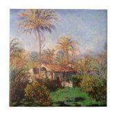 Kleinlandwirt in Bordighera von Claude Monet Fliese (Vorderseite)