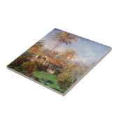 Kleinlandwirt in Bordighera von Claude Monet Fliese (Seite)