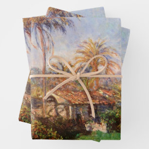 Kleinlandwirt in Bordighera von Claude Monet Geschenkpapier Set