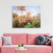 Kleinlandwirt in Bordighera von Claude Monet Leinwanddruck (Insitu (Wohnzimmer))