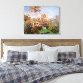 Kleinlandwirt in Bordighera von Claude Monet Leinwanddruck (Insitu (Schlafzimmer))