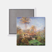 Kleinlandwirt in Bordighera von Claude Monet Magnet (Vorderseite/Rückseite)