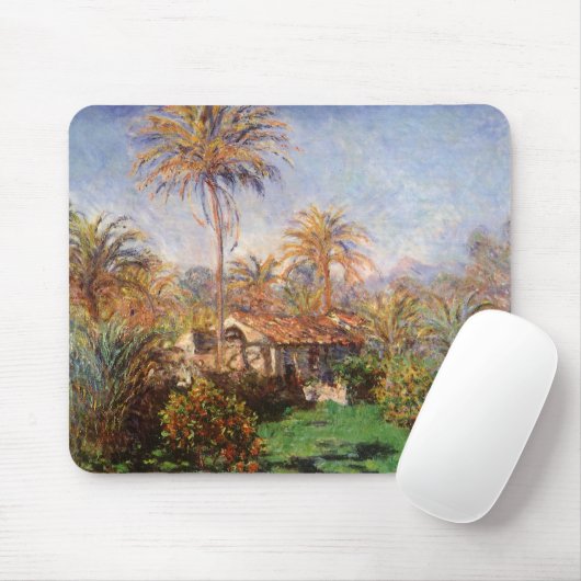 Kleinlandwirt in Bordighera von Claude Monet Mousepad (Mit Mouse)
