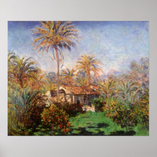 Kleinlandwirt in Bordighera von Claude Monet Poster
