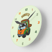 Kleinlastwagen Runde Wanduhr (Winkel)