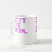 Kleinlich wie Pfeffer Kaffeetasse (Vorderseite Links)