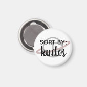 Kleinmagnet "Sortieren nach: Kudos" Magnet (Vorderseite/Rückseite)