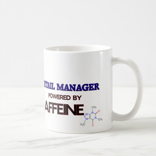 Kleinmanager angetrieben durch Koffein Kaffeetasse (Rechts)