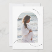 Kleinschwangerschaft des Fotos Ankündigung (Vorderseite)