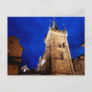 Kleinseitner Brückenturm, Prag, Tschechische Repub Postkarte