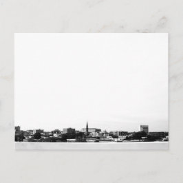 Kleinstadt Feiertagspostkarte