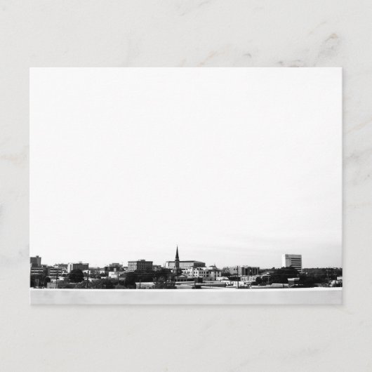 Kleinstadt Feiertagspostkarte (Vorderseite)