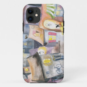 Kleinstadt nachts Case-Mate iPhone hülle