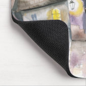 Kleinstadt nachts mousepad (Ecke)