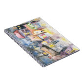 Kleinstadt nachts notizblock (Rechte Seite)