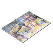 Kleinstadt nachts notizblock (Linke Seite)