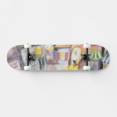 Kleinstadt nachts skateboard (Horizontal)