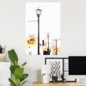 Kleinstadt Poster (Heimbüro)