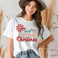 Kleinstadt Weihnachten Rustikale Typografie