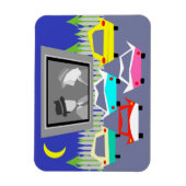 Kleinstädter Laufwerk-in-Film Flexi Magnet (Vertikal)