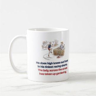 Kleinste Rennshorts Lustiger Läufer Ehemann Kaffeetasse