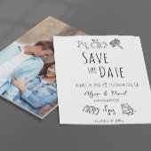 Kleinste Schwarz-weiße Handziehfläche für Foto