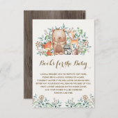 Kleintiere aus dem Wald bringen ein Buch mit Begleitkarte (Vorne/Hinten)