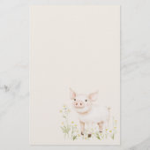 Kleintiere Baby-Dusche Ratet Sweet Mess Game Flyer (Hinten)