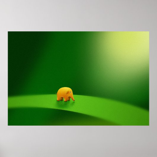 Kleintiere - Elefant Poster (Vorne)