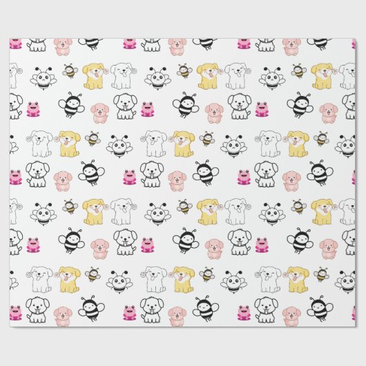 Kleintiere Geschenkpapier (Flach)