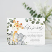 Kleintiere geschlechtsneutrale Safari-Bücher für K Begleitkarte (Stehend Vorderseite)