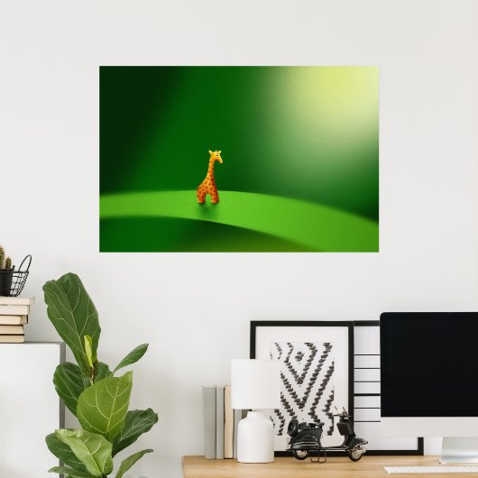 Kleintiere - Giraffe Poster (Heimbüro)