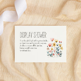 Kleintiere mit Kinderzimmer Baby Display Dusche No Mitteilungskarte