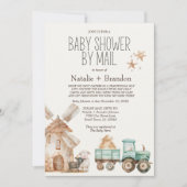 Kleintiere mit Kinderzimmer per Mail Kinderdusche Einladung (Vorderseite)