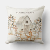 Kleintiere von Kinderzimmern Kissen (Vorderseite)