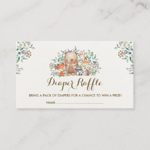 Kleintiere von Waldtieren aus Wäldern Begleitkarte