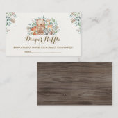 Kleintiere von Waldtieren aus Wäldern Begleitkarte (Vorne/Hinten)