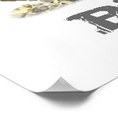 Kleintransporter für den Eigenbau - Gelber Digger Poster (Ecke)