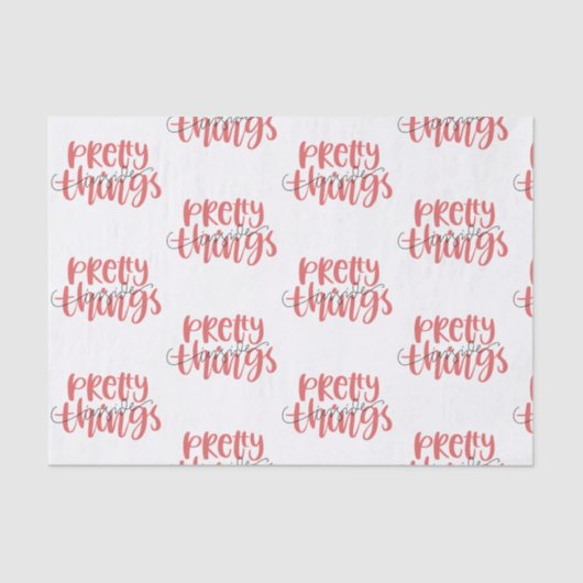 Kleinunternehmen befördern Hübsche Dinge im Innern Seidenpapier (Vorderseite)