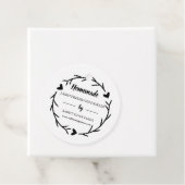 Kleinunternehmen mit Etikettenkennzeichnung Geschenkanhänger (Beispiel)