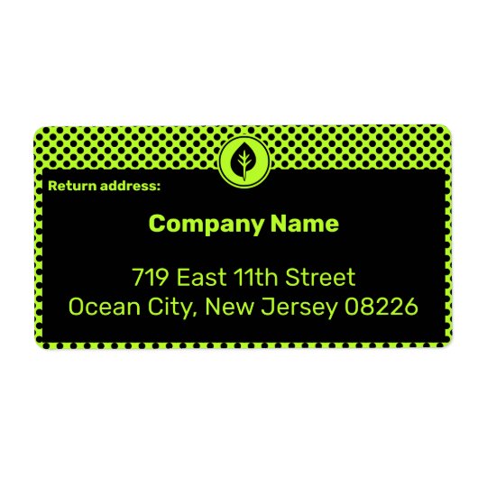 Kleinunternehmer-Logo-Labelkomplex (Vorne)