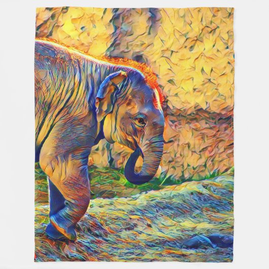 Kleinvieh Fleecedecke (Vorderseite)