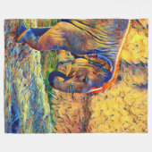 Kleinvieh Fleecedecke (Vorderseite (Horizontal))