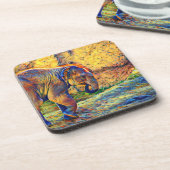 Kleinvieh Getränkeuntersetzer (Linke Seite)