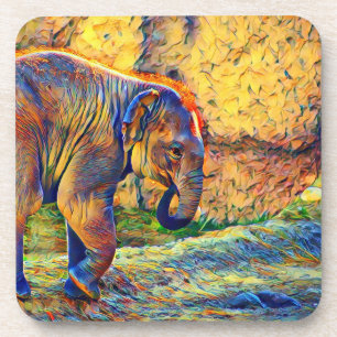 Kleinvieh Getränkeuntersetzer