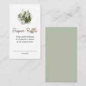 Kleinwaschwagen für Kleinwüsten im Wald Begleitkarte (Vorne/Hinten)