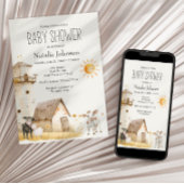 Kleinzügige Kinderzimmer Tiere Kinderdusche Einlad Einladung