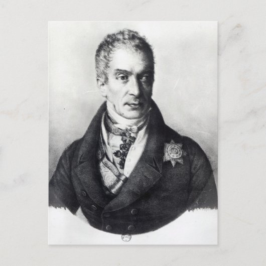 Klemens Wenzel Nepomuk Lothar Postkarte (Vorderseite)