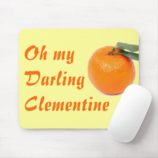 Klementine mousepad (Mit Mouse)