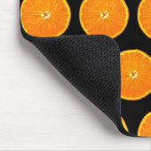 Klementinen auf Schwarzem Mousepad (Ecke)